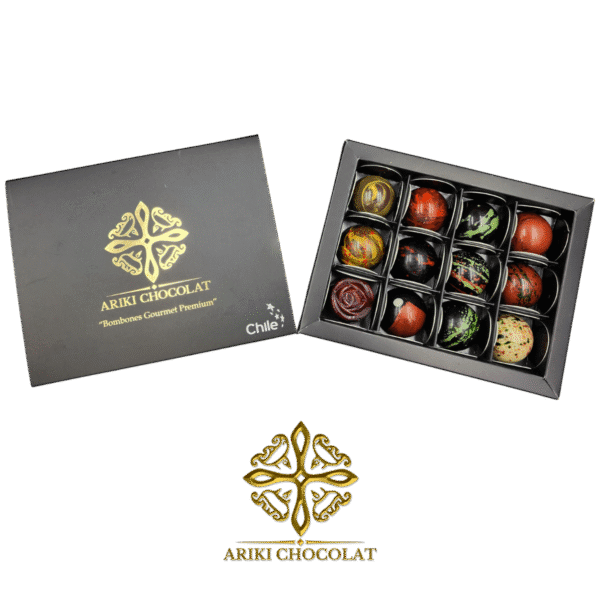 Caja Bombones Gourmet Destilerías Chilenas